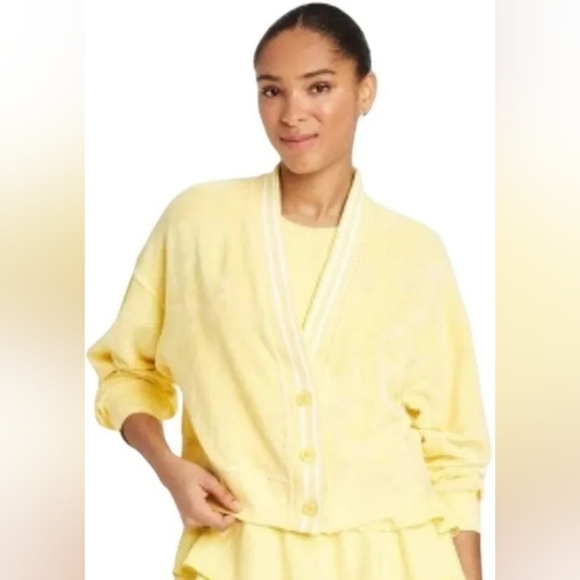 Bundle (2) JoyLab Terry Cloth Cardigans Size S - Picture 9 of 10